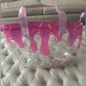 3C4G Clear ice cream with sprinkles plastic bag for the pool or beach